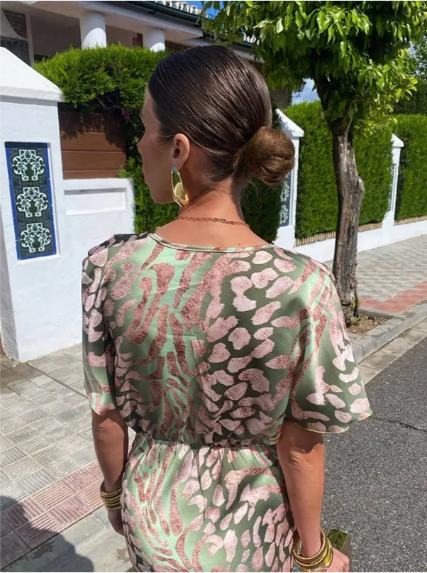 Bianca™  | Copper Midi Dress