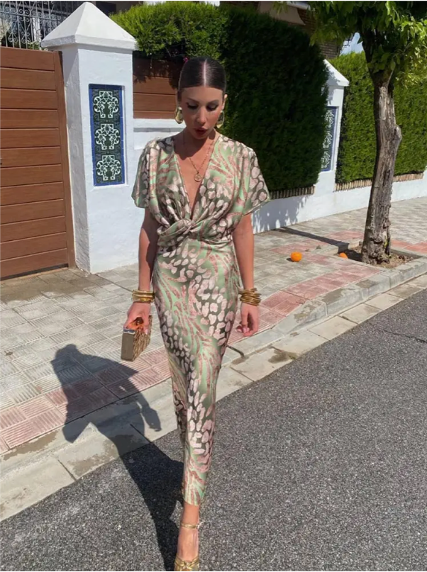 Bianca™  | Copper Midi Dress