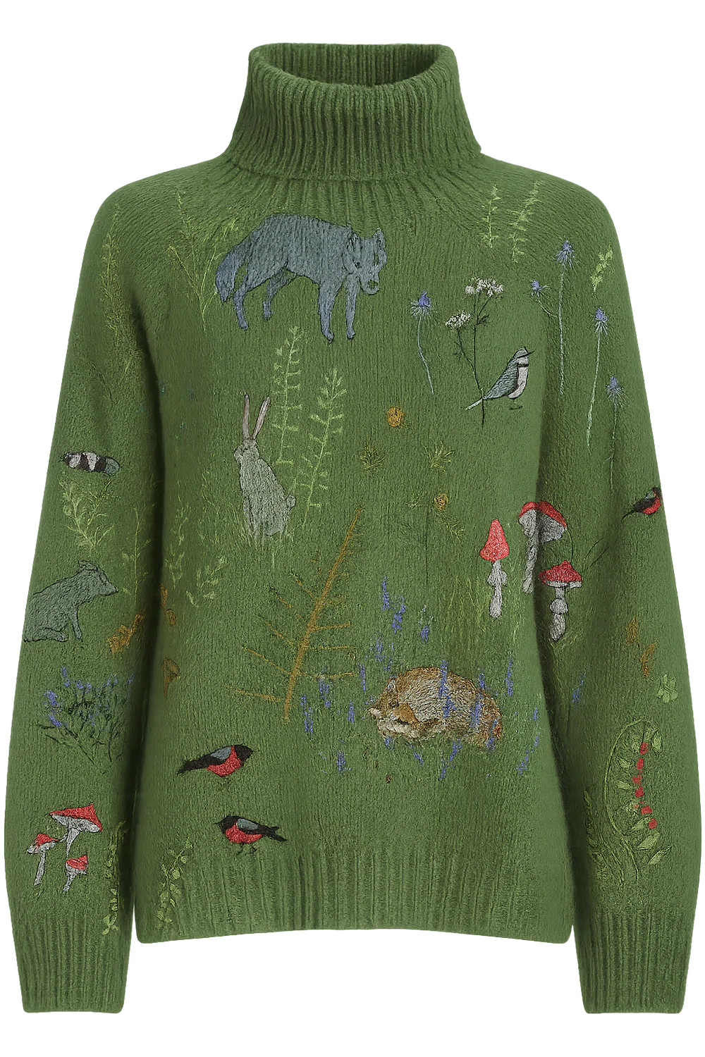 Zara | Warm Floral Turtleneck