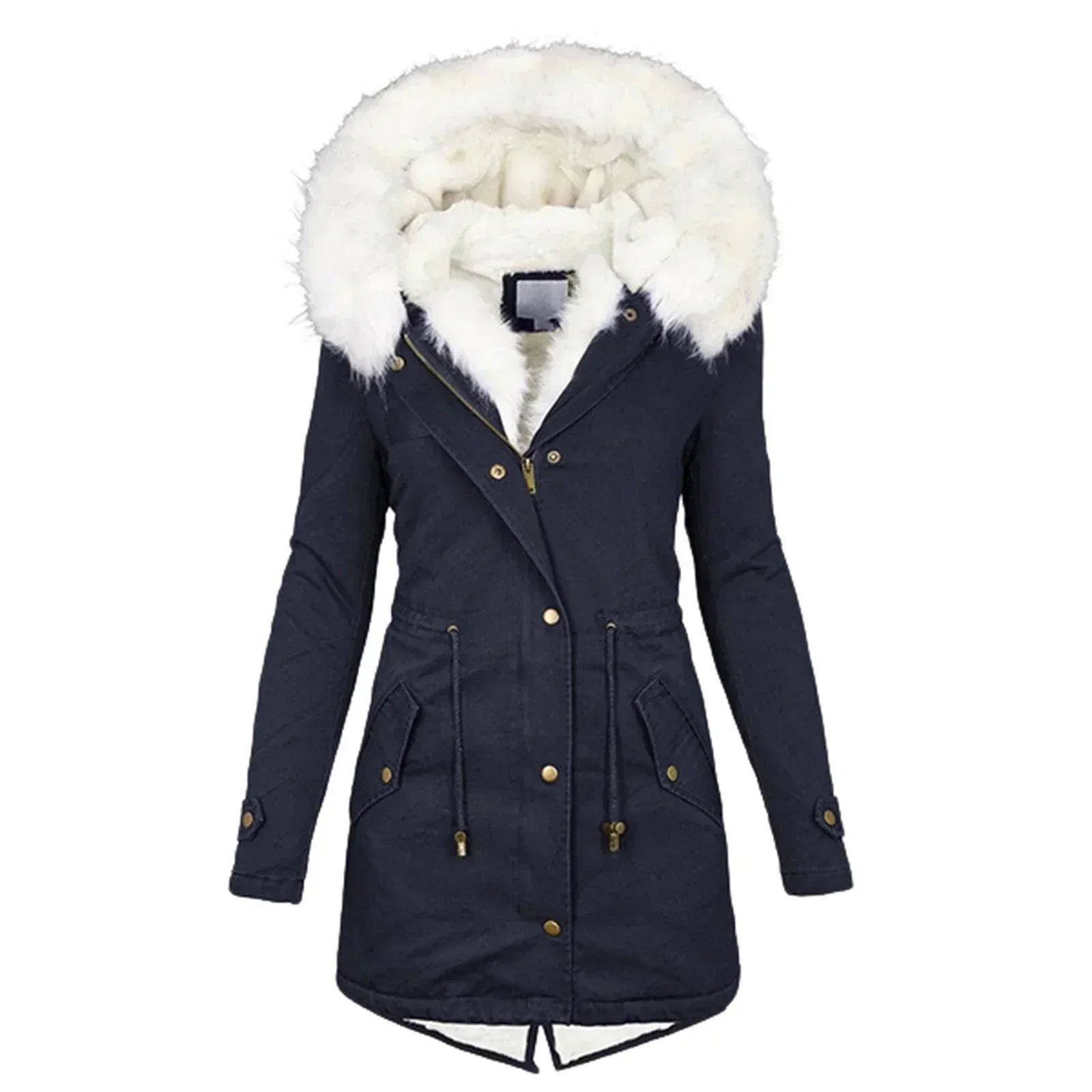 Faux Fur Hooded Parka "Elina"