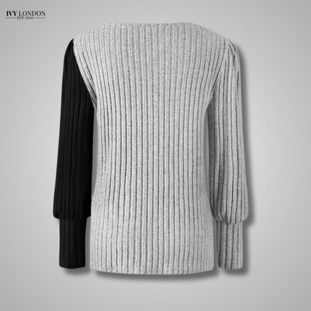Kaia™ | Elegant Button-Down Knit Longsleeve
