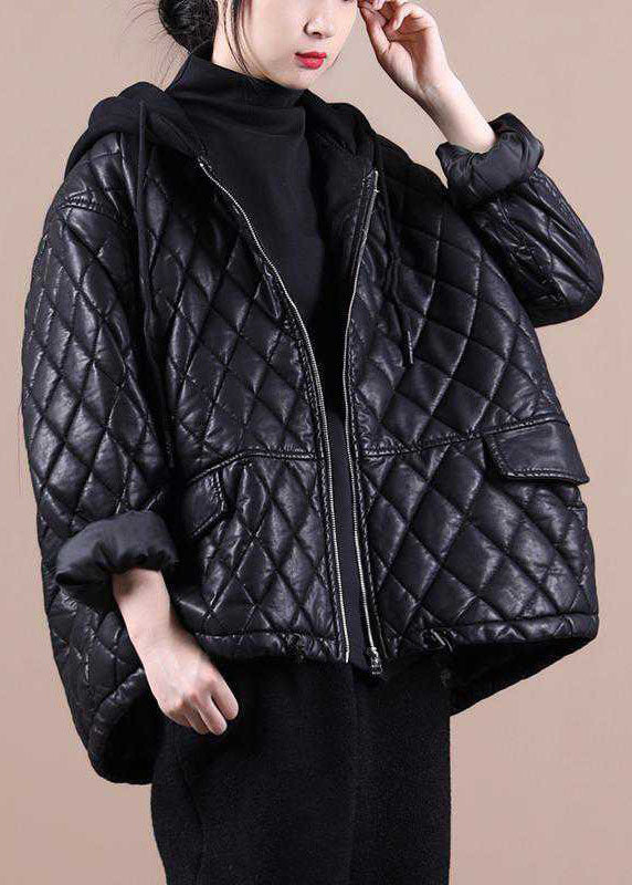 Quilted Leather Jacket "Erena"