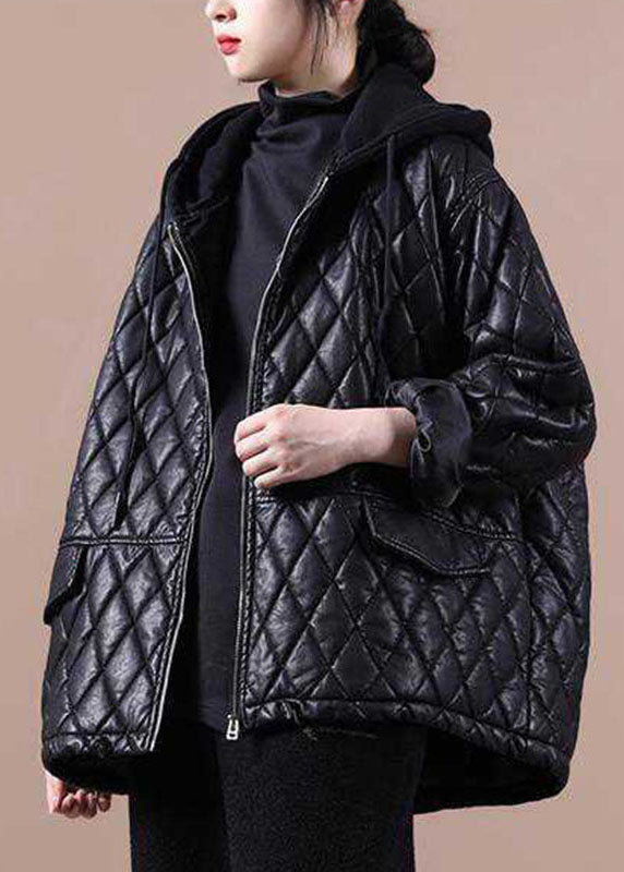 Quilted Leather Jacket "Erena"