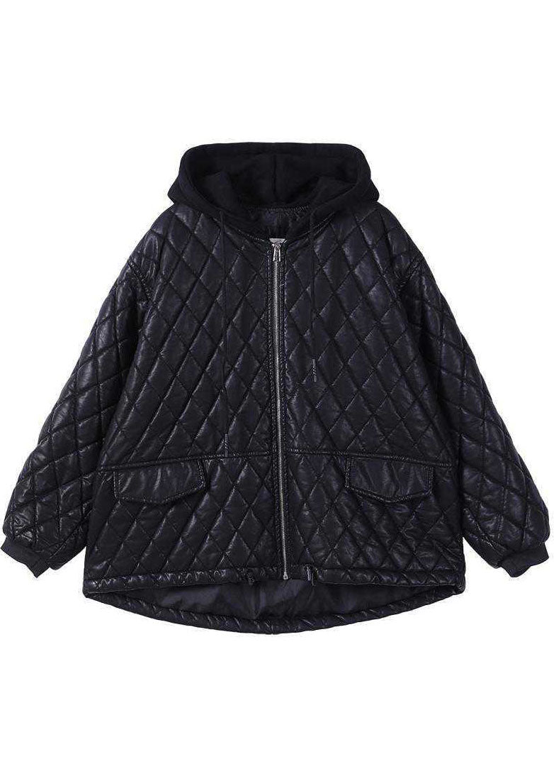 Quilted Leather Jacket "Erena"