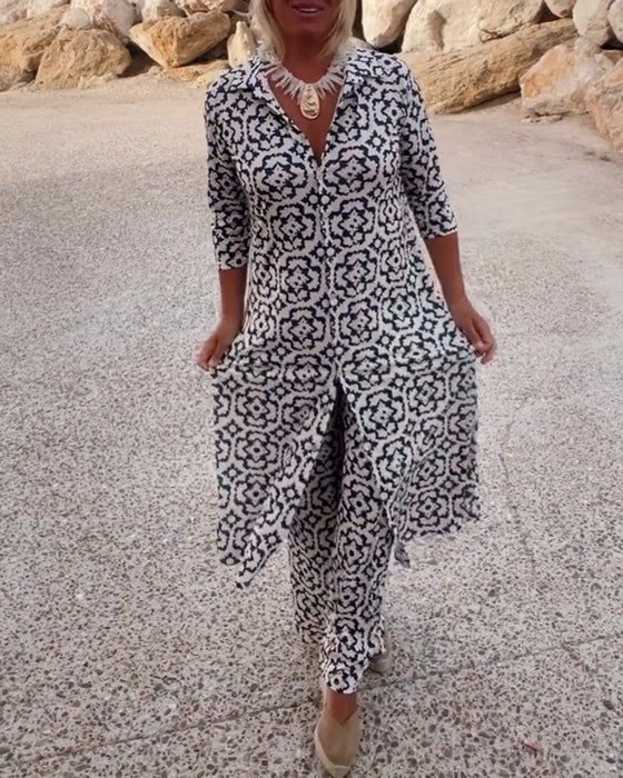 Sari | Button-Front Set