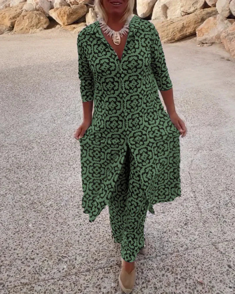 Sari | Button-Front Set