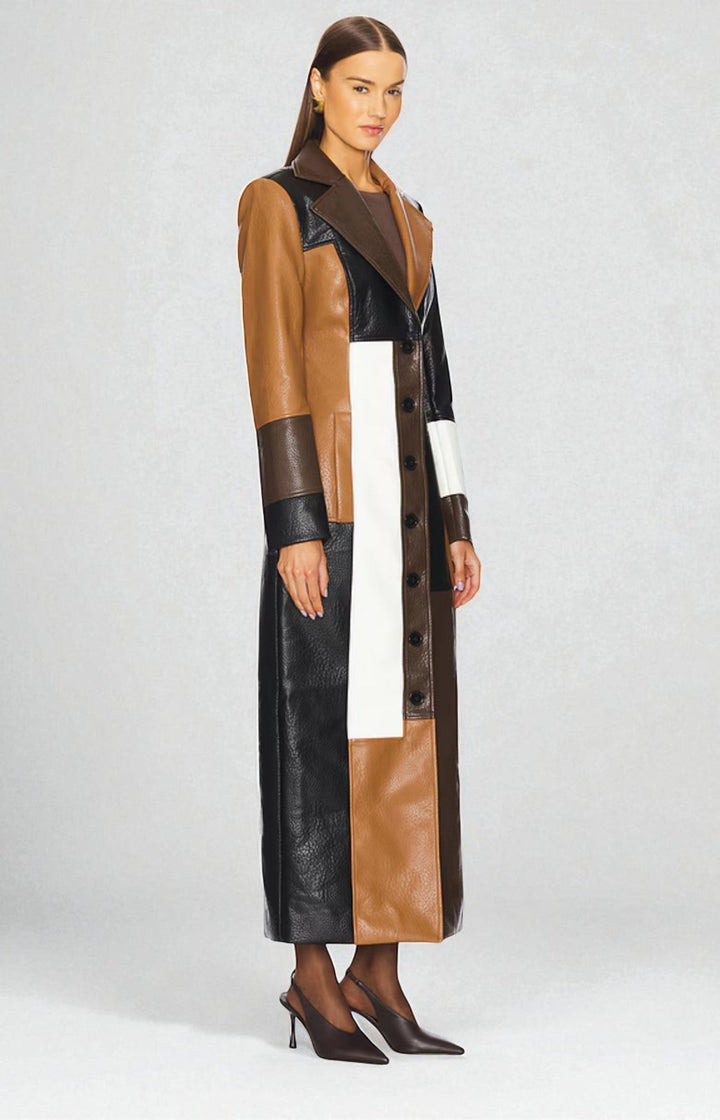 Rosaline | Leather Coat