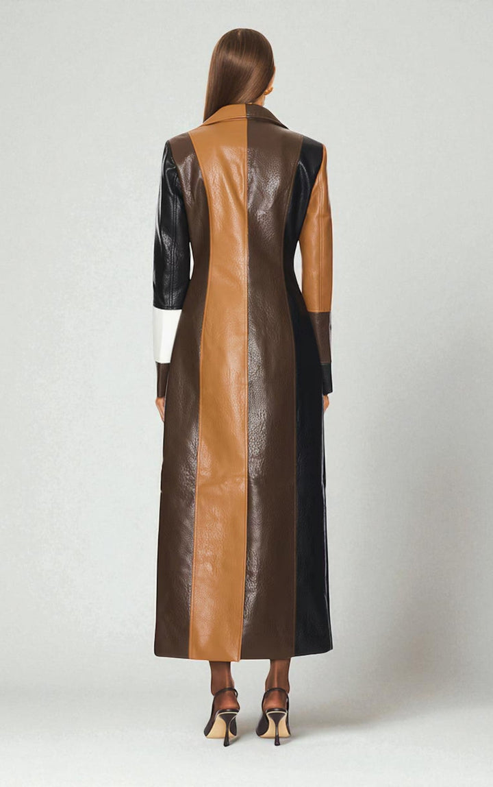 Rosaline | Leather Coat
