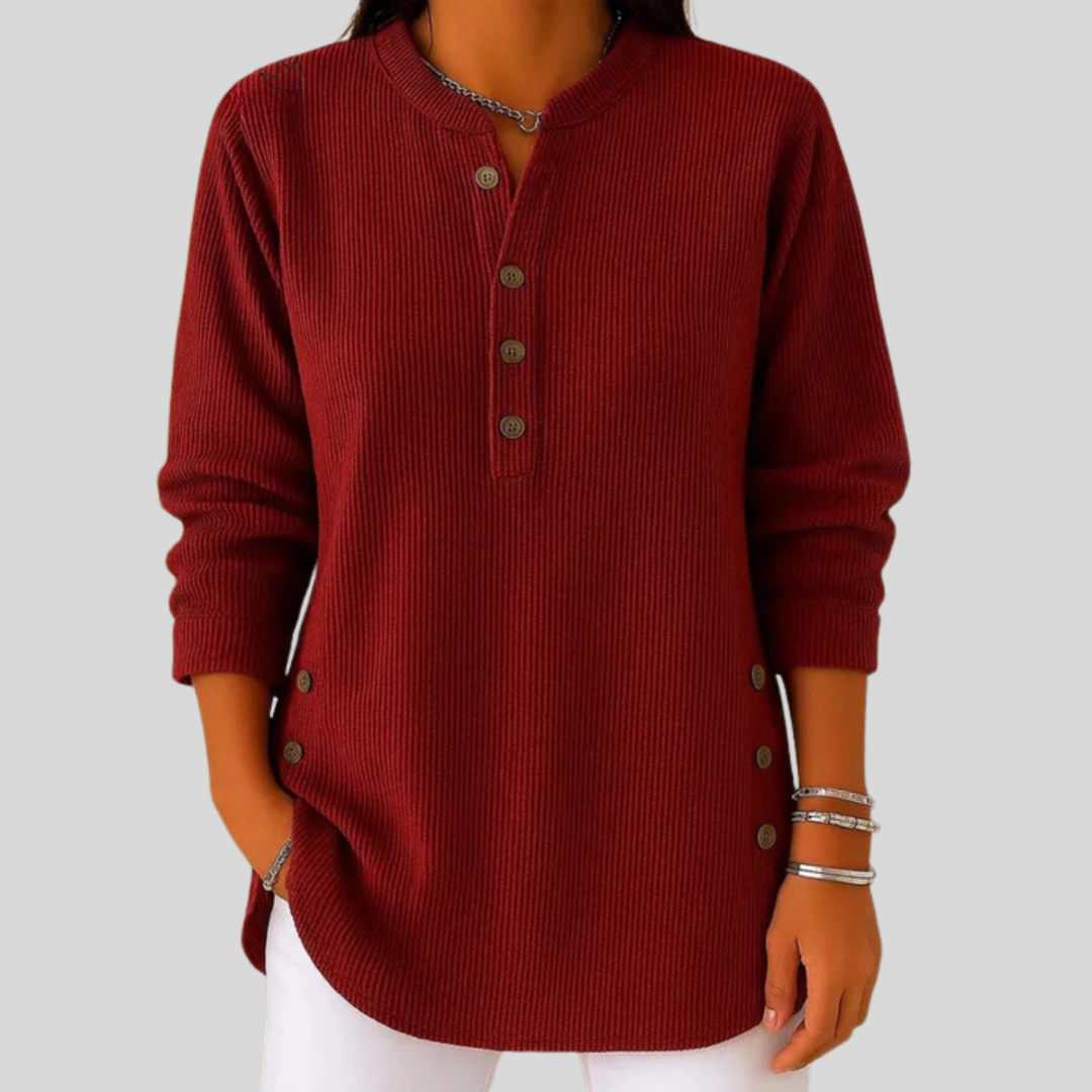 Seraphina™ | Classic Tummy Friendly Crew-neck Pullover