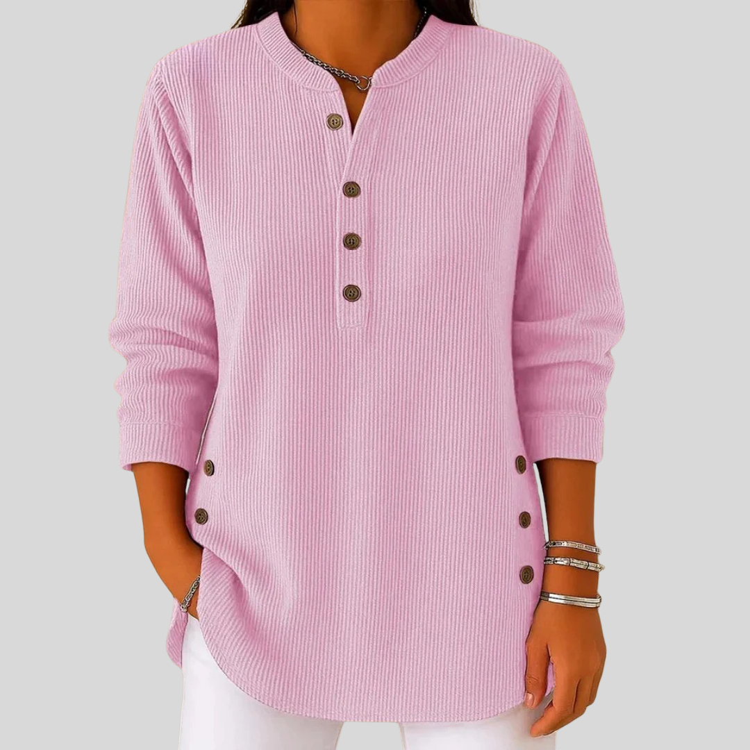 Seraphina™ | Classic Tummy Friendly Crew-neck Pullover