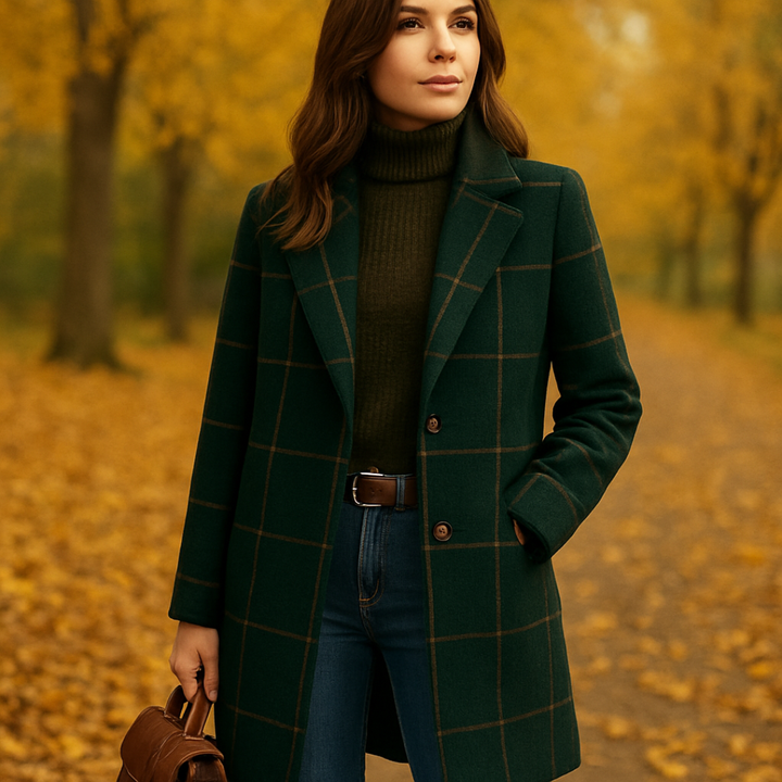Fiona – Classic Check Coat