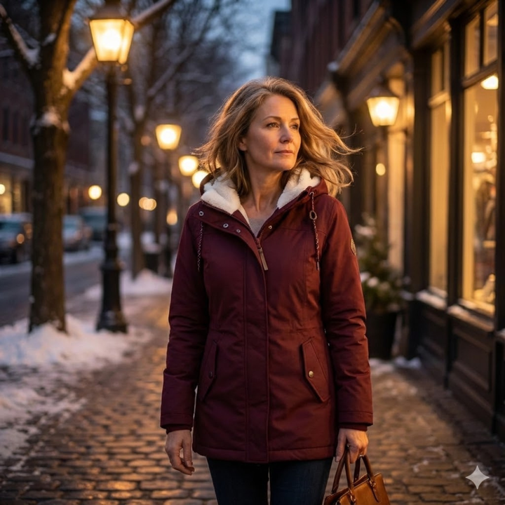 Seravia | Waterproof Winter Jacket with Hood