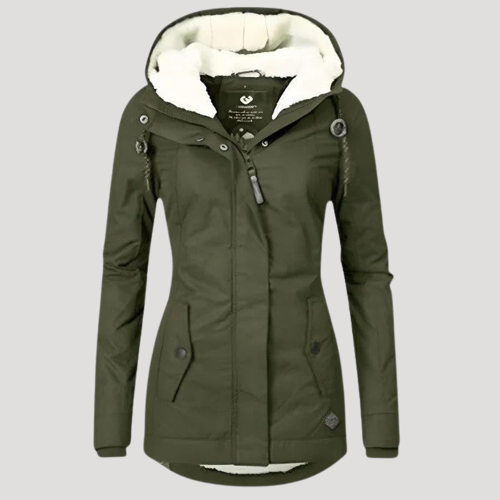Seravia | Waterproof Winter Jacket with Hood