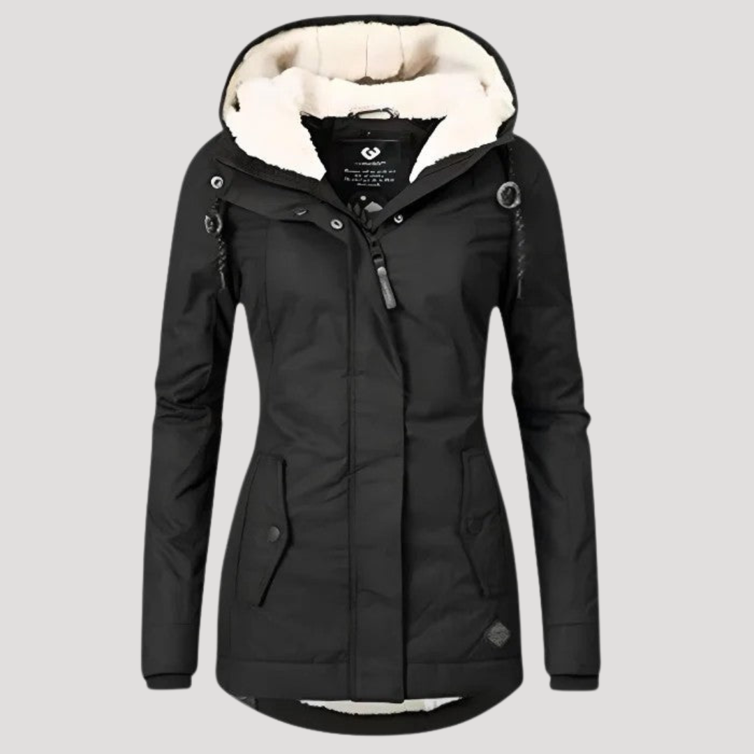 Seravia | Waterproof Winter Jacket with Hood
