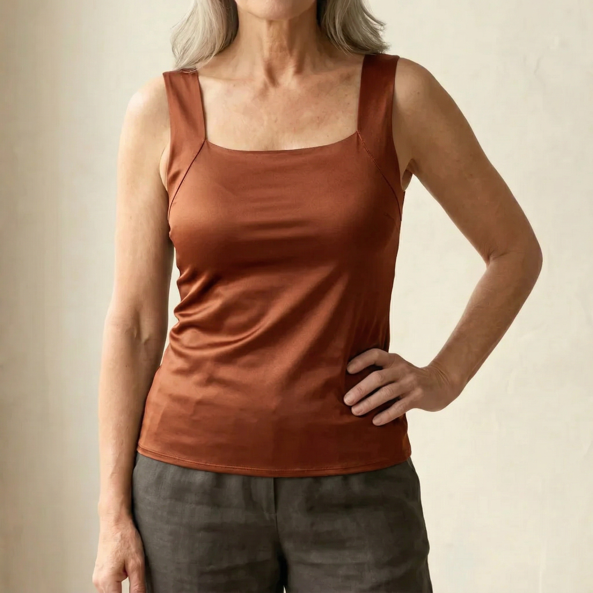 Roxanne™ | Built In Comfort Bra Tanktop