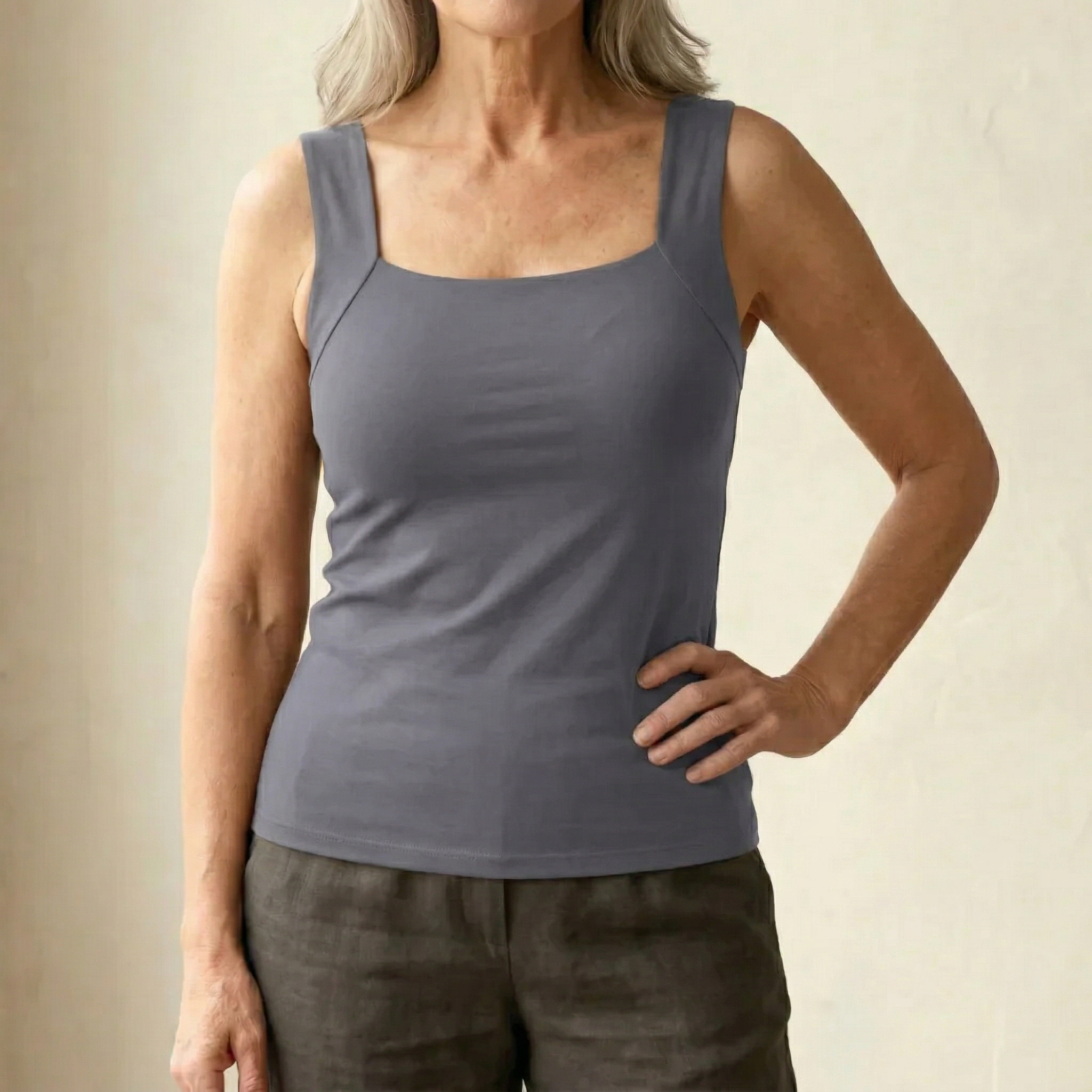 Roxanne™ | Built In Comfort Bra Tanktop