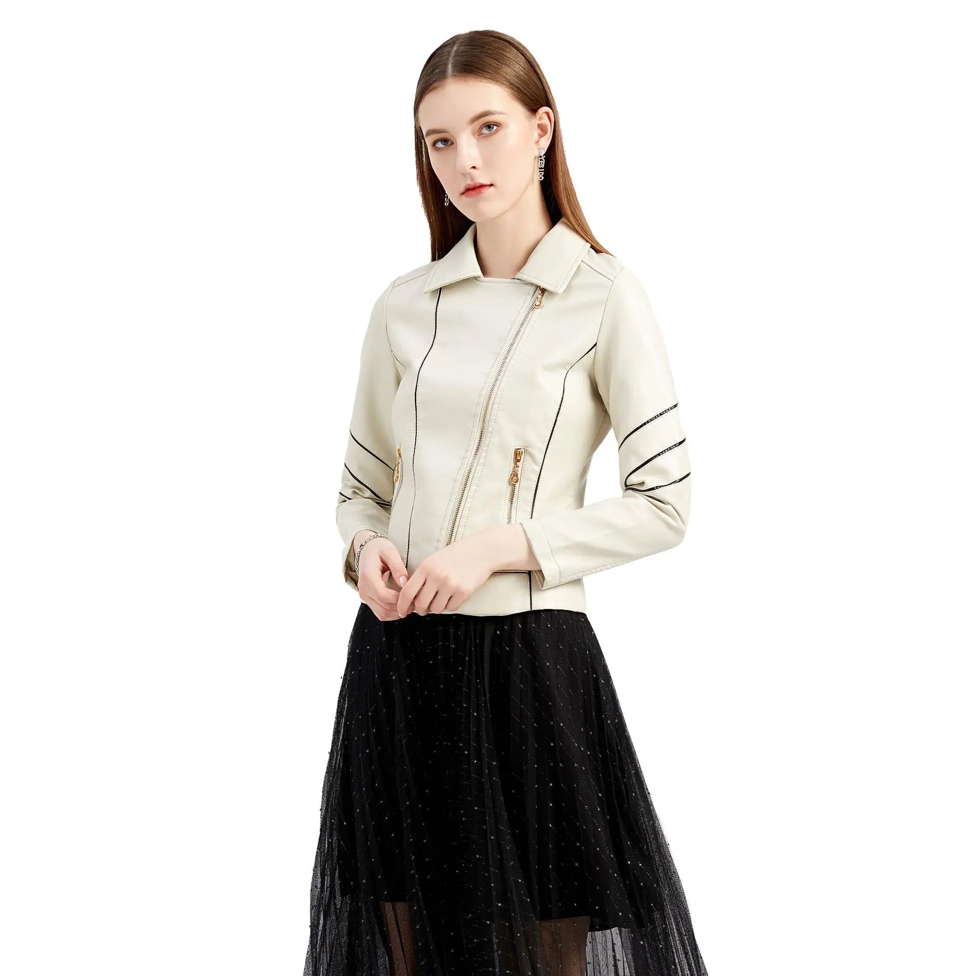 The Sienna™ | Urban Faux Leather Crop Jacket