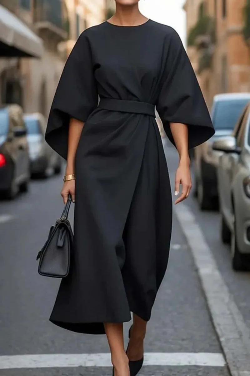 Belted Midi Dress "Erin"