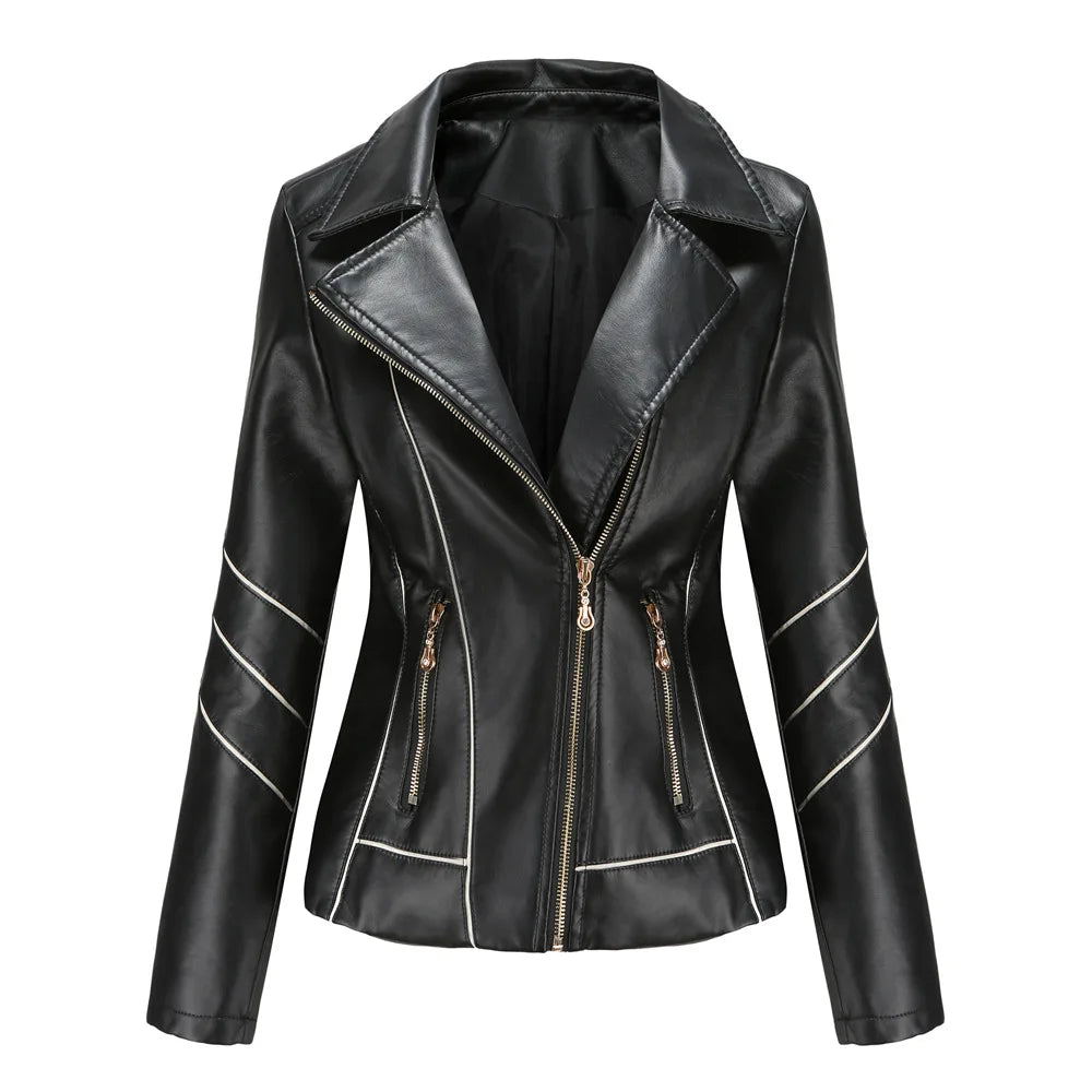 The Sienna™ | Urban Faux Leather Crop Jacket
