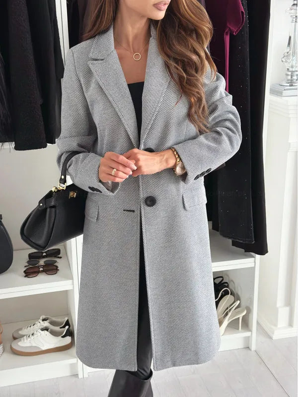 Tailored Long Coat "Julia"