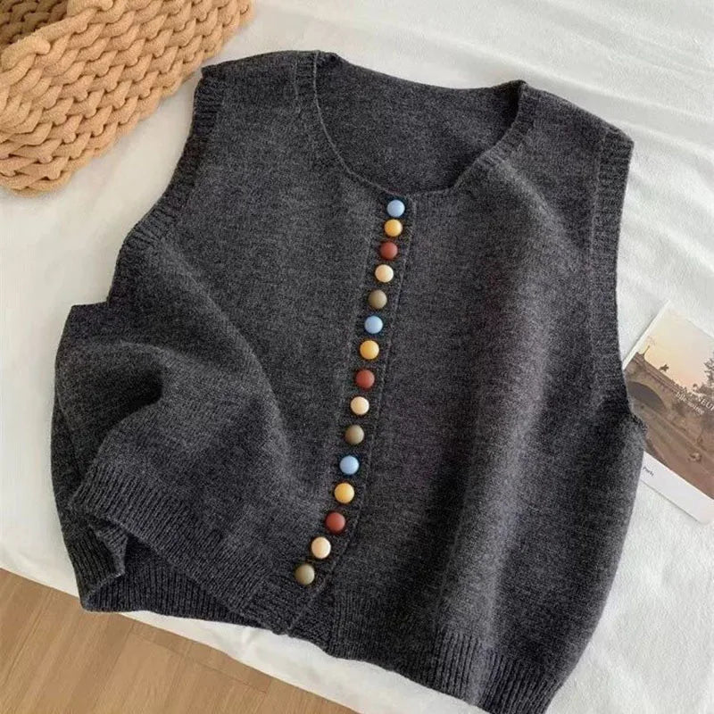Knit Sweater Vest "Elana"