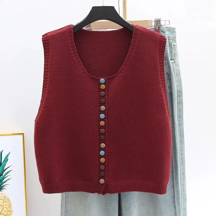 Knit Sweater Vest "Elana"