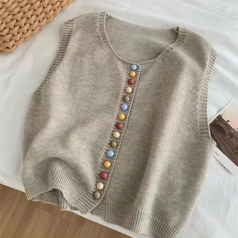 Knit Sweater Vest "Elana"