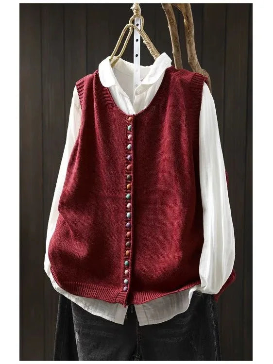Knit Sweater Vest "Abbie"