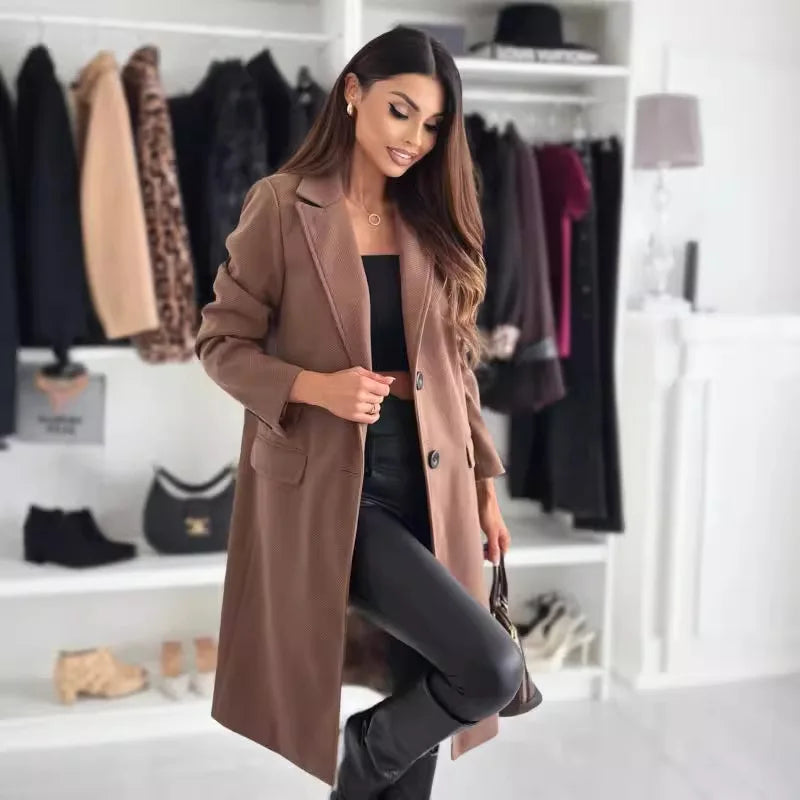 Tailored Long Coat "Julia"