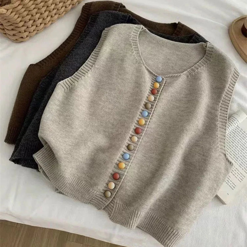Knit Sweater Vest "Elana"