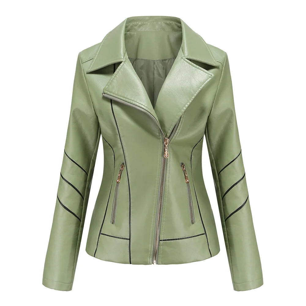 The Sienna™ | Urban Faux Leather Crop Jacket