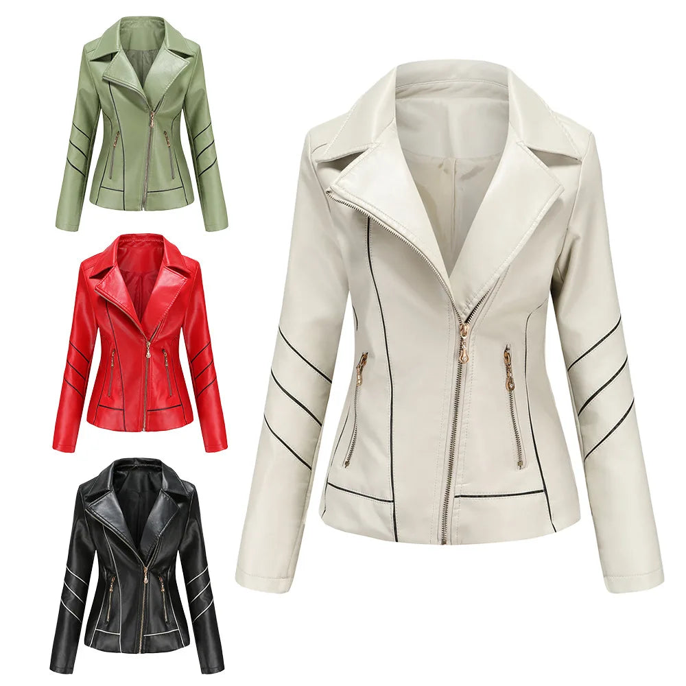The Sienna™ | Urban Faux Leather Crop Jacket