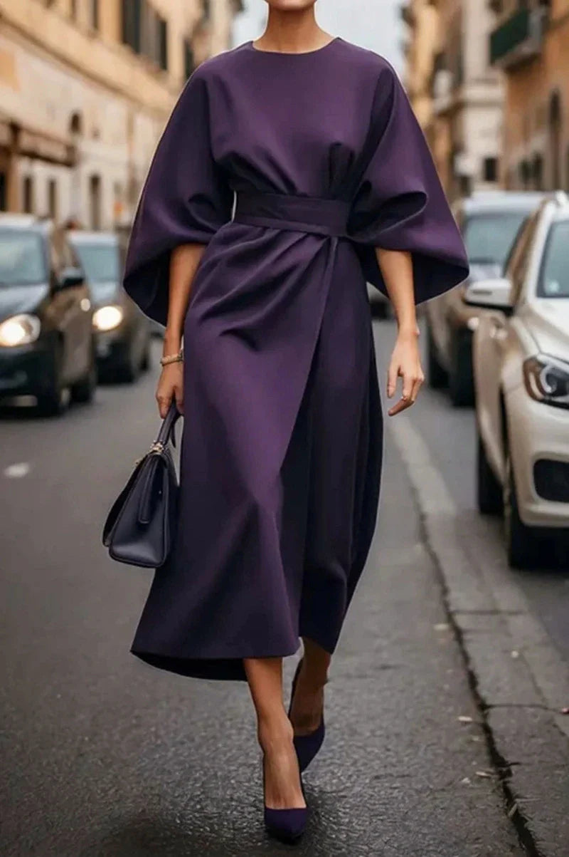 Belted Midi Dress "Erin"