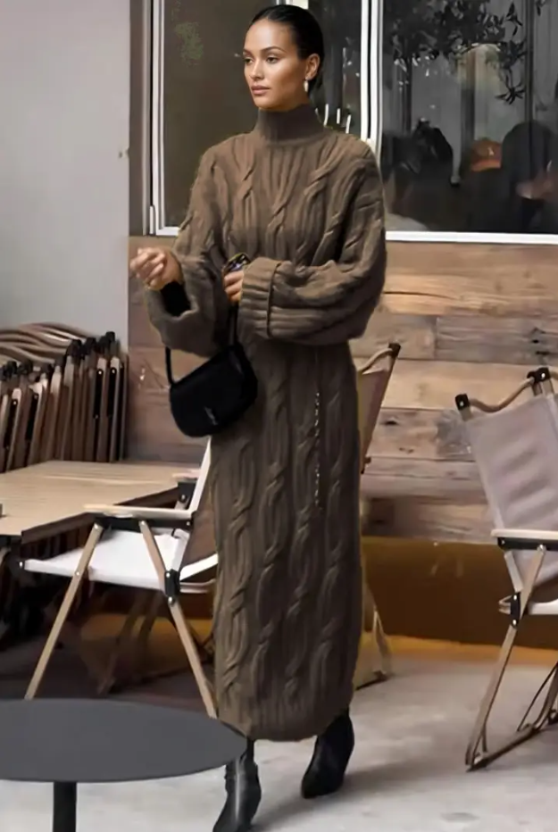 Long Knit Dress "Isla"