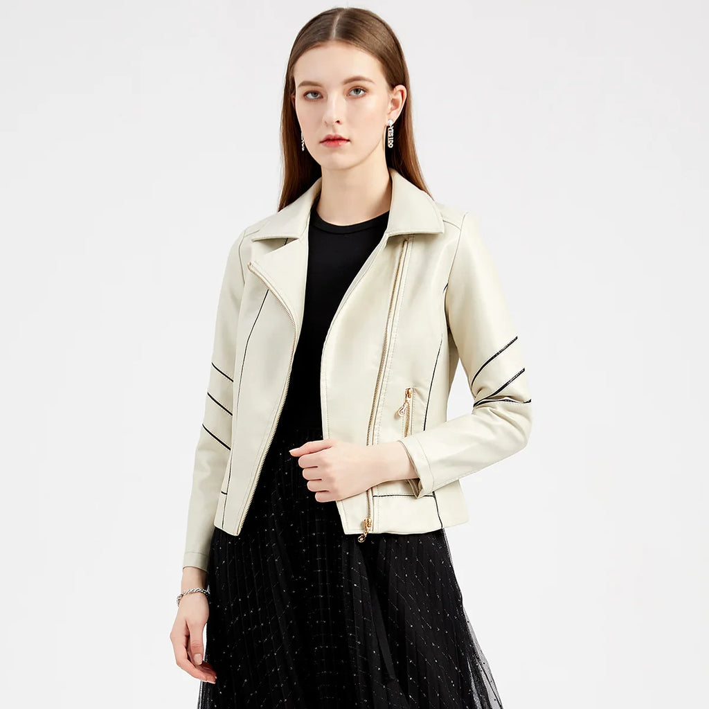The Sienna™ | Urban Faux Leather Crop Jacket