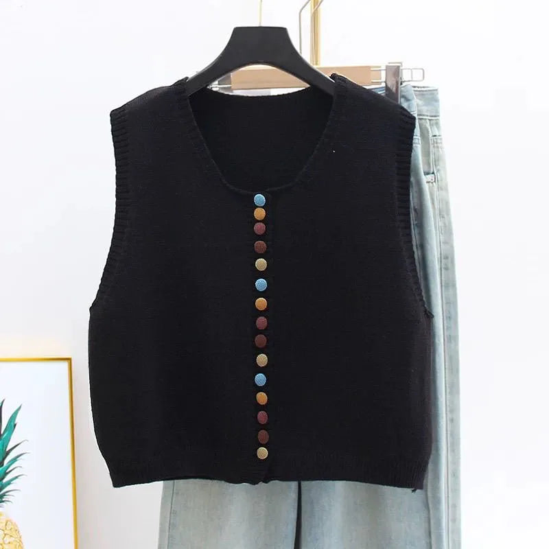 Knit Sweater Vest "Elana"