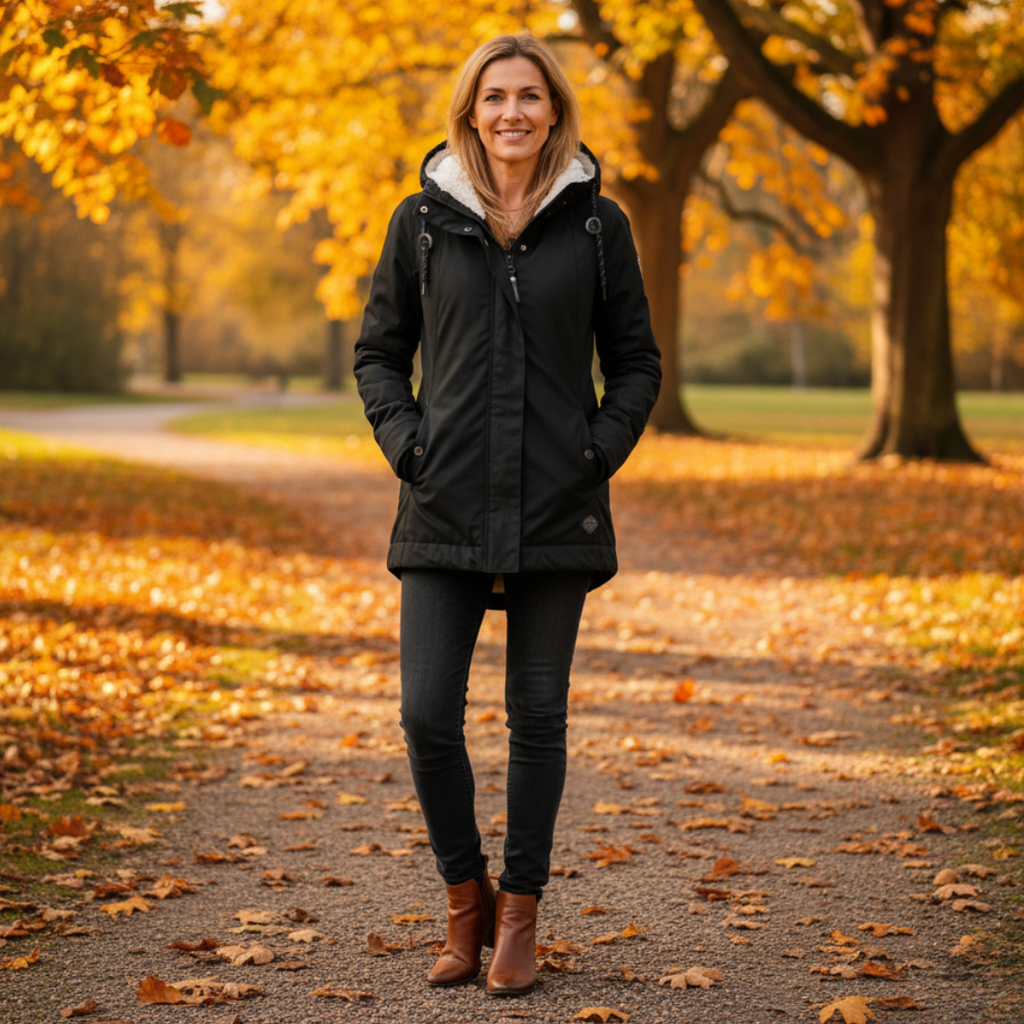 Seravia | Waterproof Winter Jacket with Hood