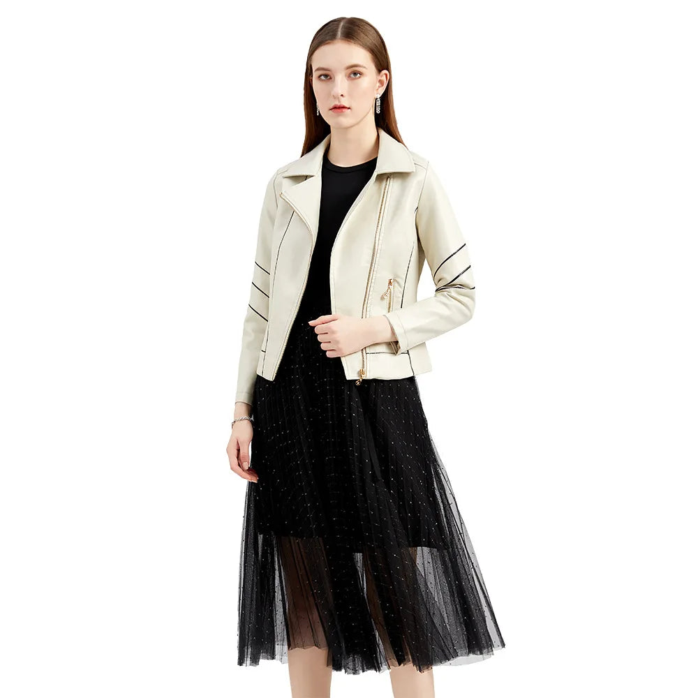 The Sienna™ | Urban Faux Leather Crop Jacket