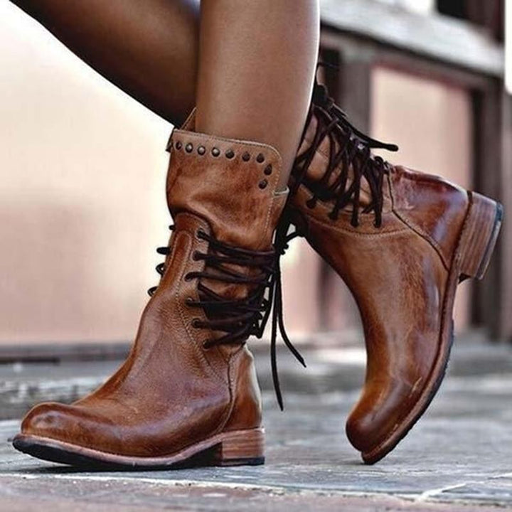 Orthopedic Leather Boots "Laura"