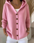 Hooded Knit Cardigan "Aurora"