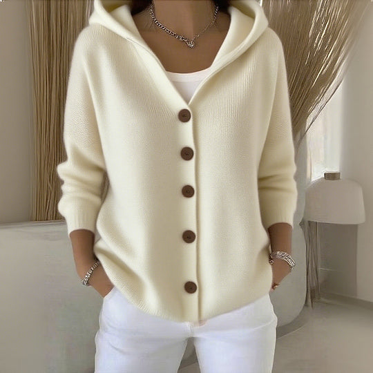 Hooded Knit Cardigan "Aurora"