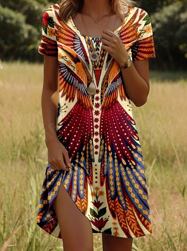 Linnea – The Bold and Breezy Printed Summer Dress