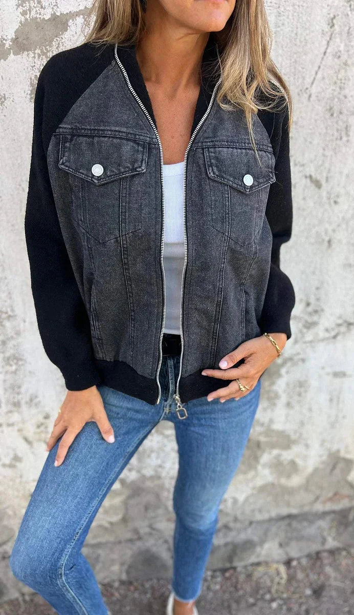Denim & Knit Jacket "Donna"