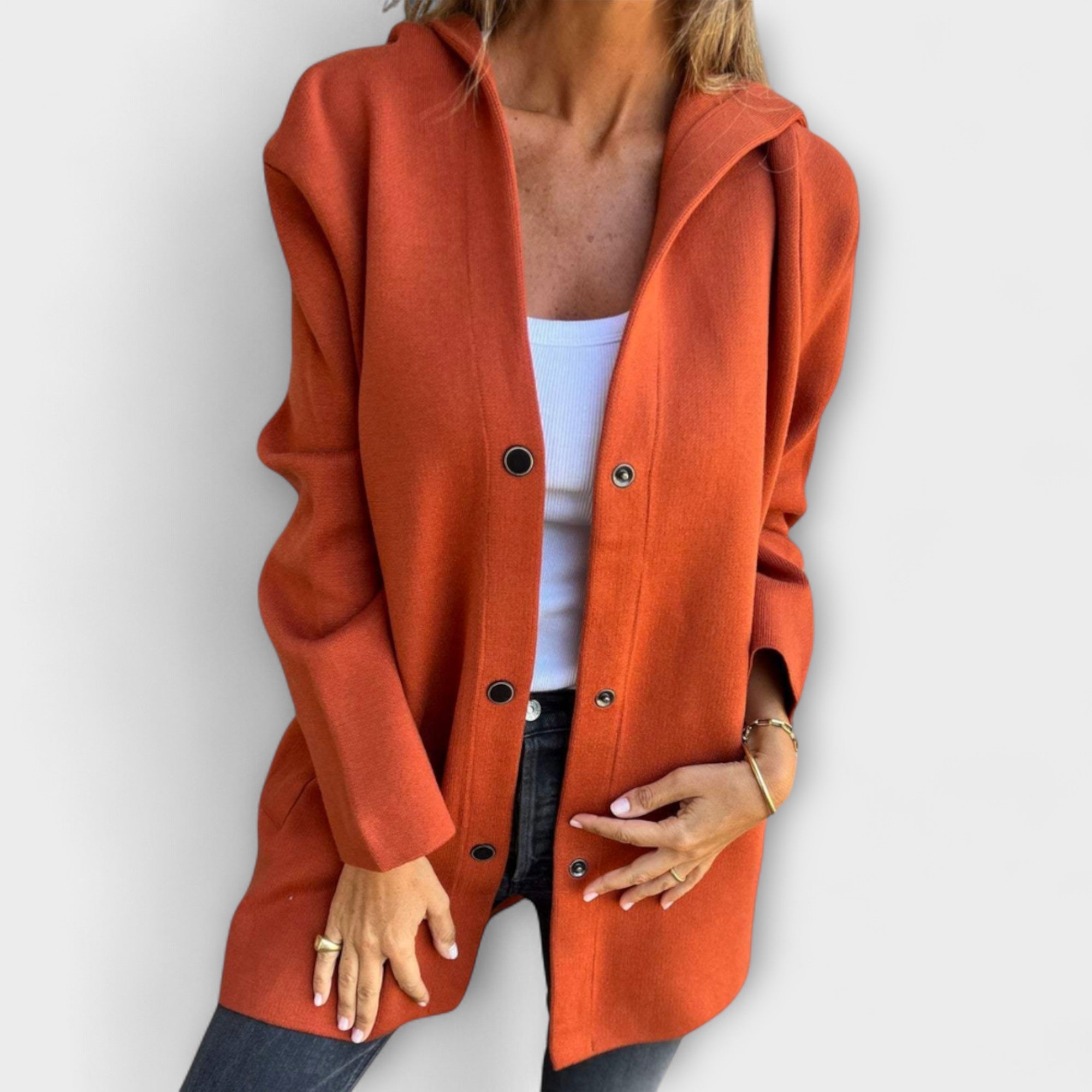 Hooded Long Coat "Jane"