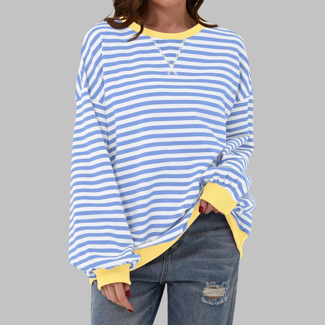 Lucy™ - Casual Striped Sweatshirt