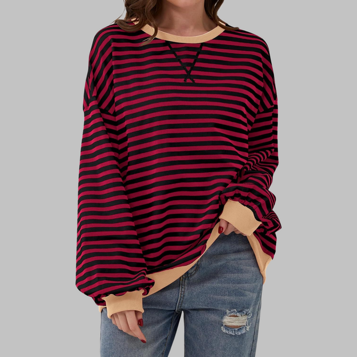 Lucy™ - Casual Striped Sweatshirt