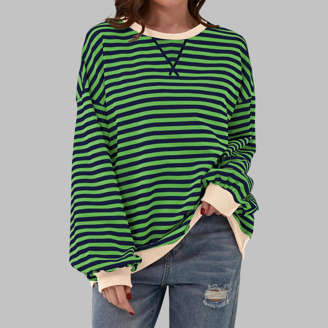 Lucy™ - Casual Striped Sweatshirt