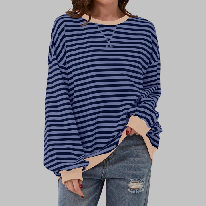 Lucy™ - Casual Striped Sweatshirt