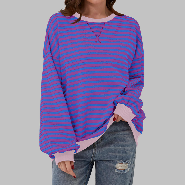 Lucy™ - Casual Striped Sweatshirt