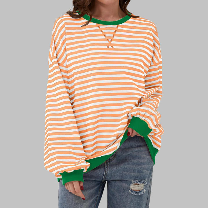 Lucy™ - Casual Striped Sweatshirt